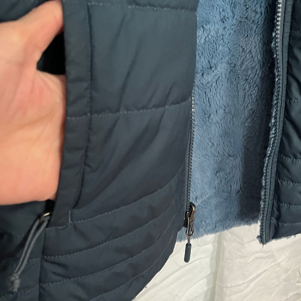 North Face Steel Blue Reversible Jacket - Picture 5 of 7
